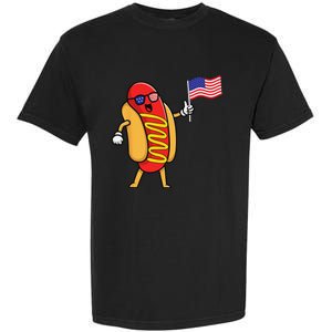 4th Of July Hot Dog Hotdog 4th Of July Garment-Dyed Heavyweight T-Shirt