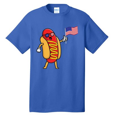 4th Of July Hot Dog Hotdog 4th Of July Tall T-Shirt