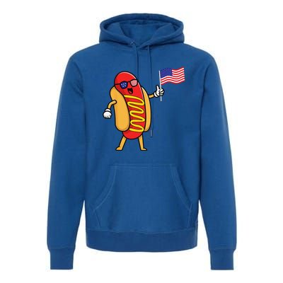 4th Of July Hot Dog Hotdog 4th Of July Premium Hoodie