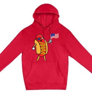 4th Of July Hot Dog Hotdog 4th Of July Premium Pullover Hoodie