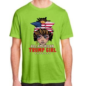 4th Of July All American Afro Trump Gift Adult ChromaSoft Performance T-Shirt