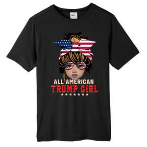 4th Of July All American Afro Trump Gift Tall Fusion ChromaSoft Performance T-Shirt