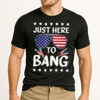 4th Of July Just Here To Bang Usa Cooling Performance Crew T-Shirt