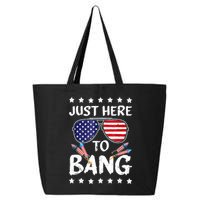 4th Of July Just Here To Bang Usa 25L Jumbo Tote