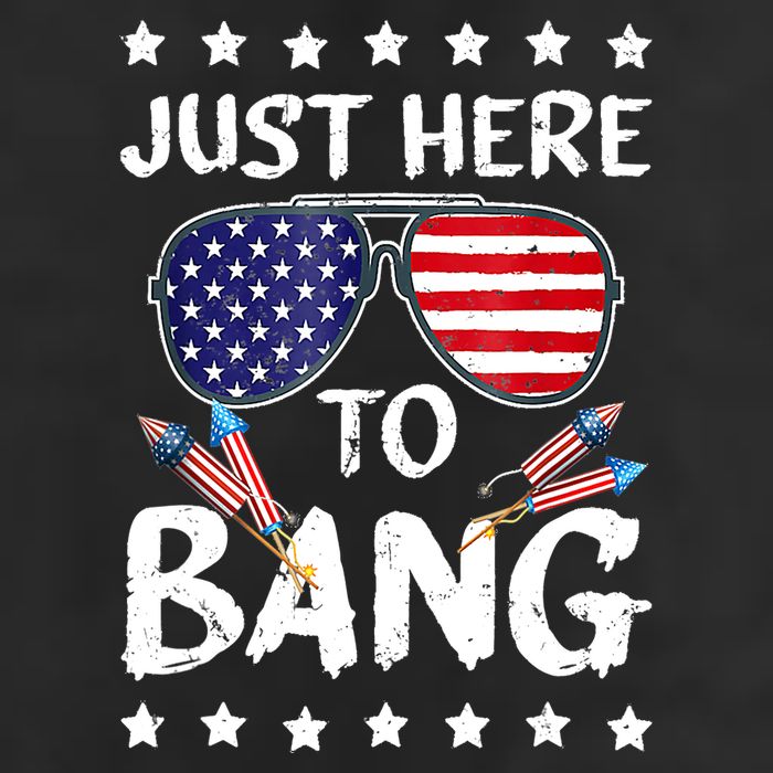 4th Of July Just Here To Bang Usa 25L Jumbo Tote