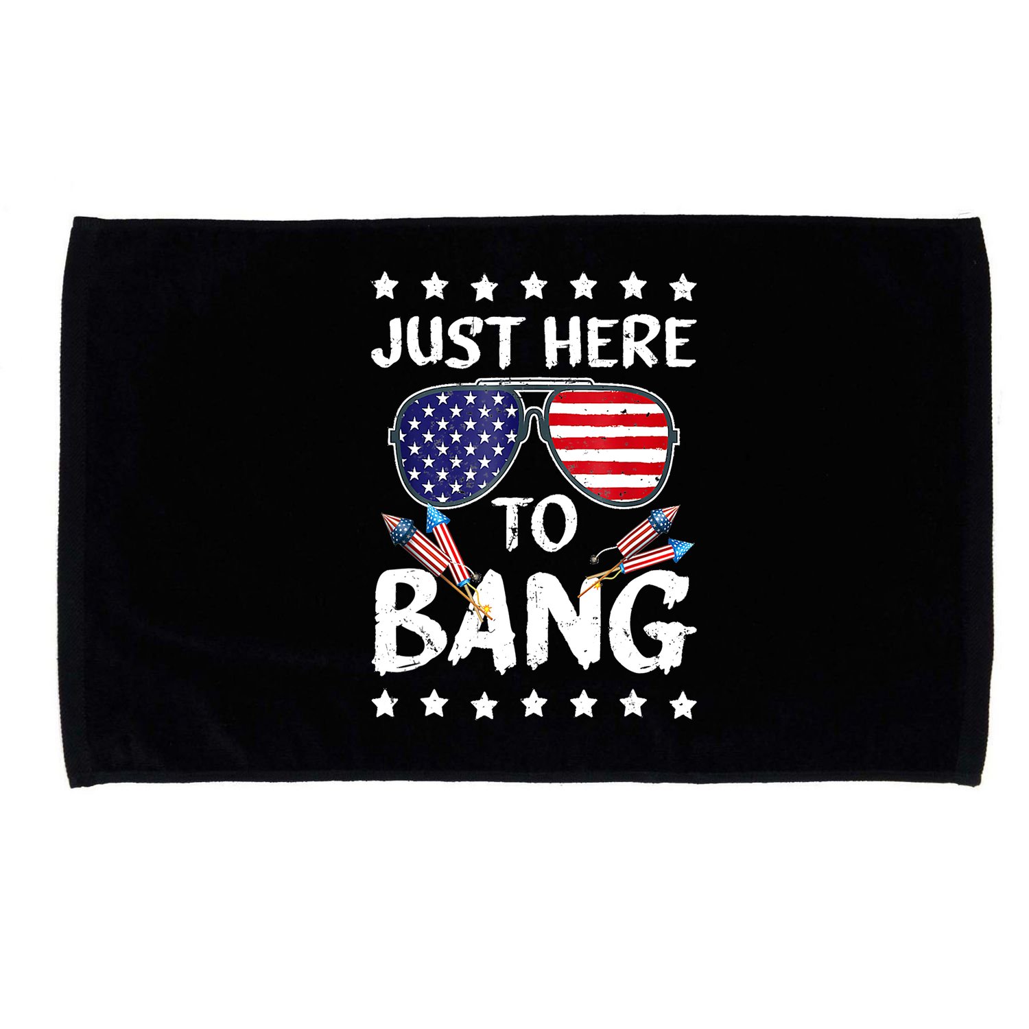 4th Of July Just Here To Bang Usa Microfiber Hand Towel