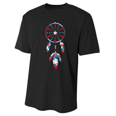 4TH Of July Performance Sprint T-Shirt