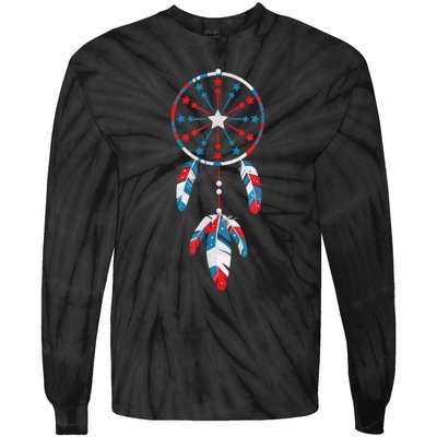 4TH Of July Tie-Dye Long Sleeve Shirt