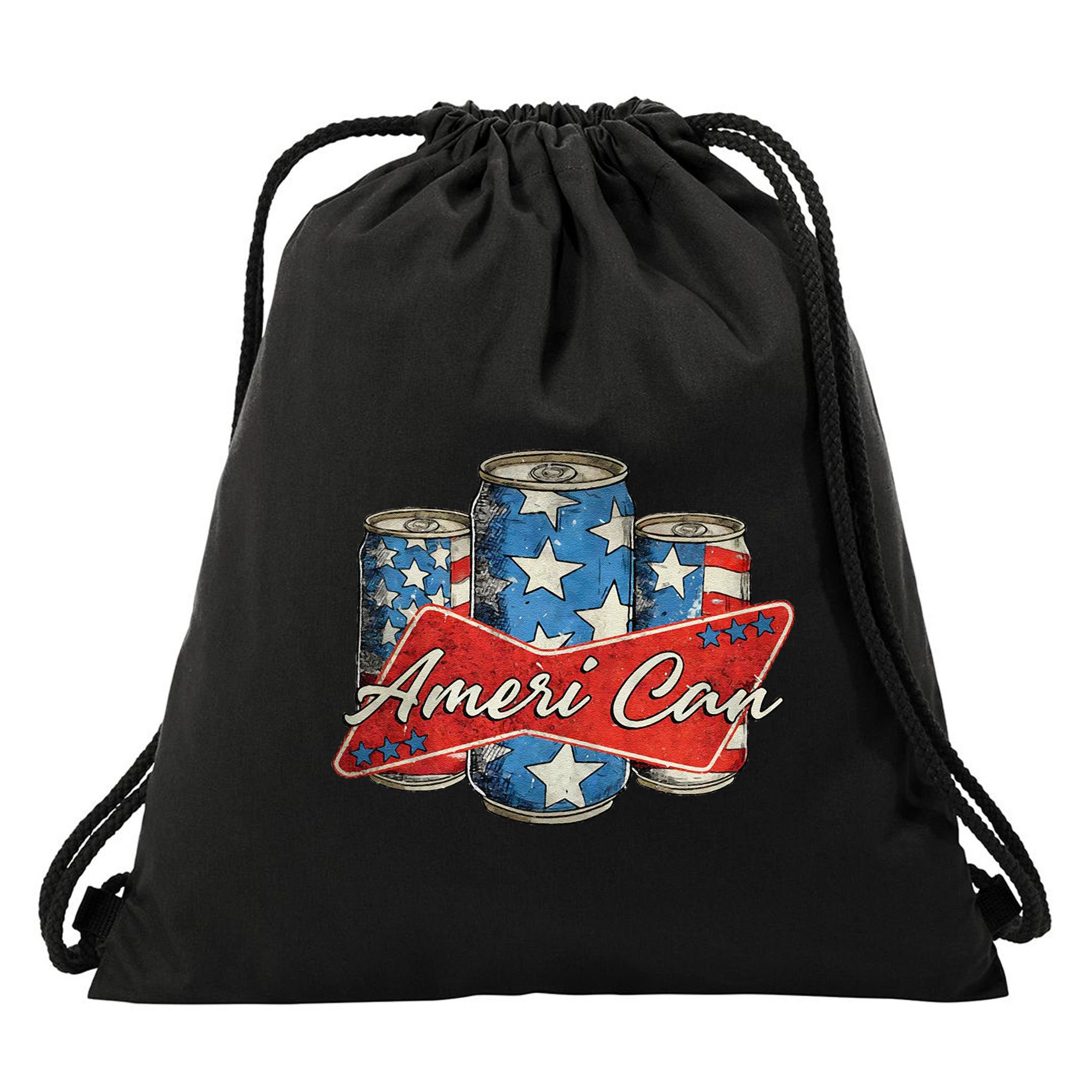 4th Of July  America  Independence Day Drawstring Bag