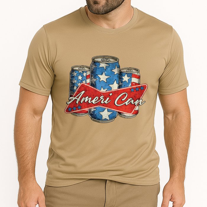4th Of July  America  Independence Day Cooling Performance Crew T-Shirt