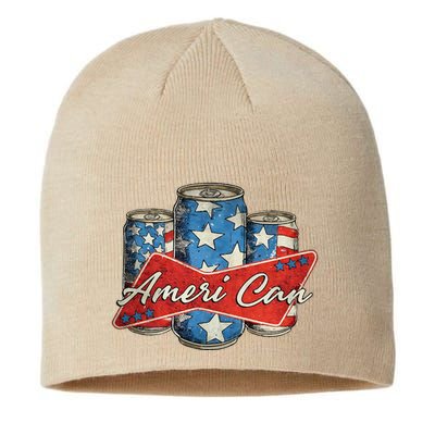 4th Of July  America  Independence Day Sustainable Beanie