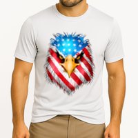 4th Of July Patriotic Eagle Usa American Flag Cooling Performance Crew T-Shirt