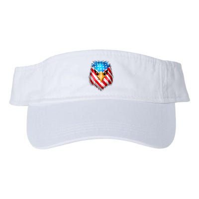 4th Of July Patriotic Eagle Usa American Flag Visor