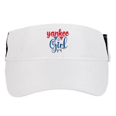 4th Of July Yankee Girl American Flag Adult Drive Performance Visor