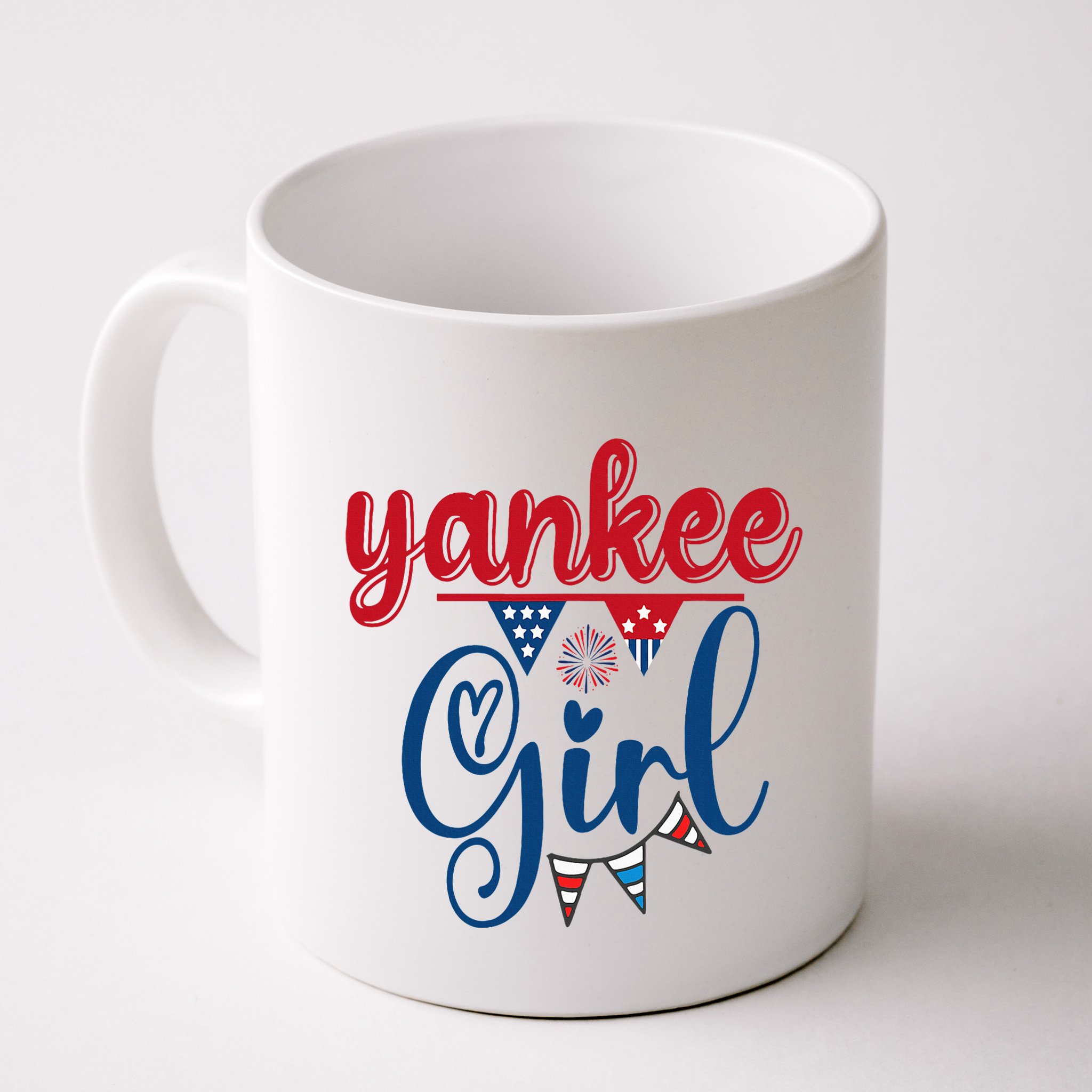 4th Of July Yankee Girl American Flag Mug
