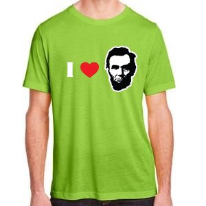 4th Of July Abraham Lincoln Adult ChromaSoft Performance T-Shirt