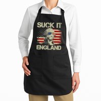 4th Of July George Sloshington Suck It England Merica Apron