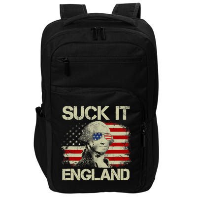 4th Of July George Sloshington Suck It England Merica Impact Tech Backpack