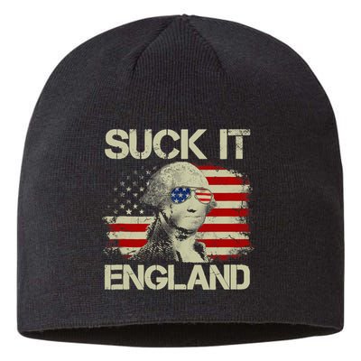4th Of July George Sloshington Suck It England Merica Sustainable Beanie