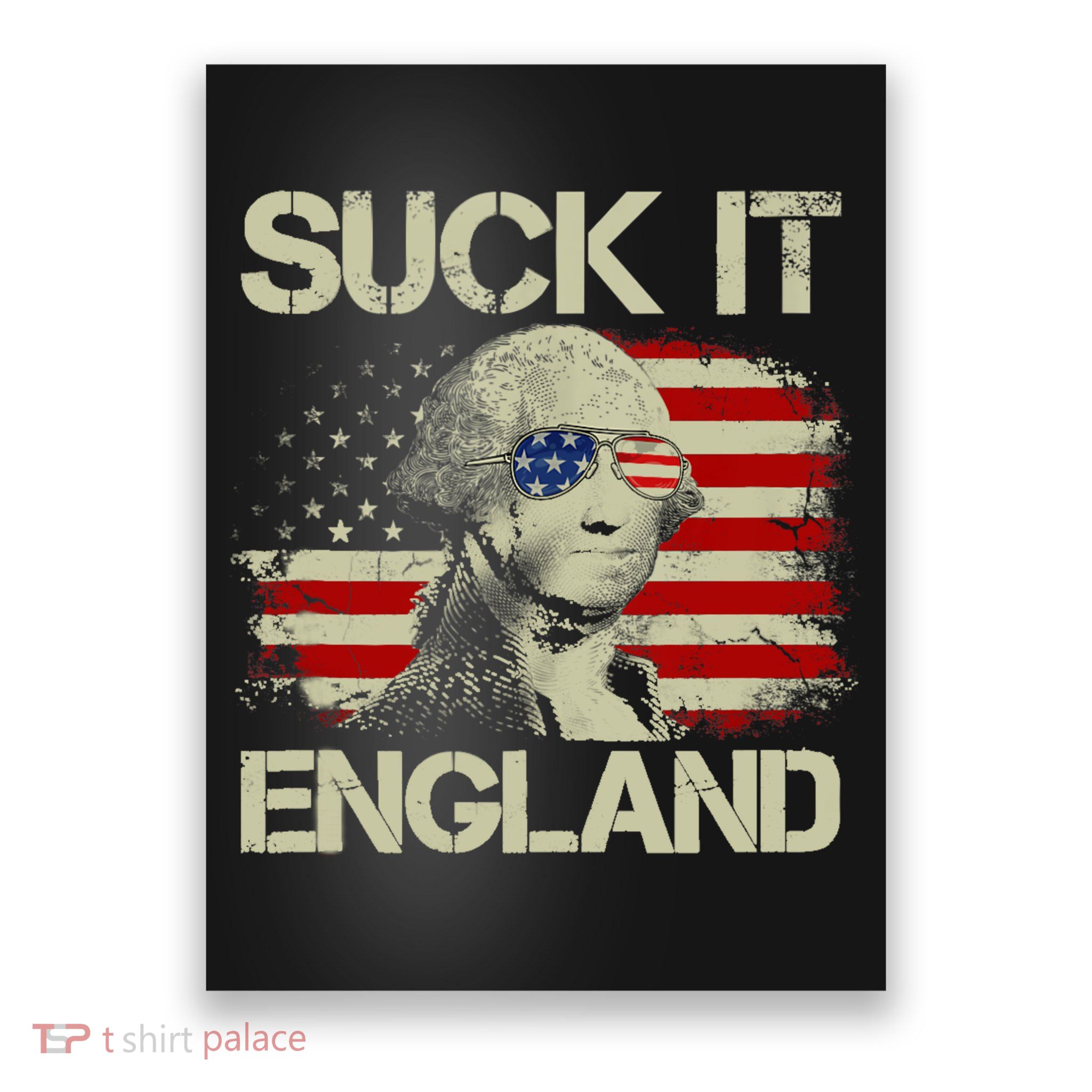 4th Of July George Sloshington Suck It England Merica Poster
