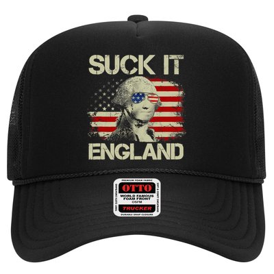 4th Of July George Sloshington Suck It England Merica Trucker Hat