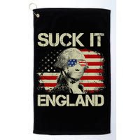 4th Of July George Sloshington Suck It England Merica Golf Towel