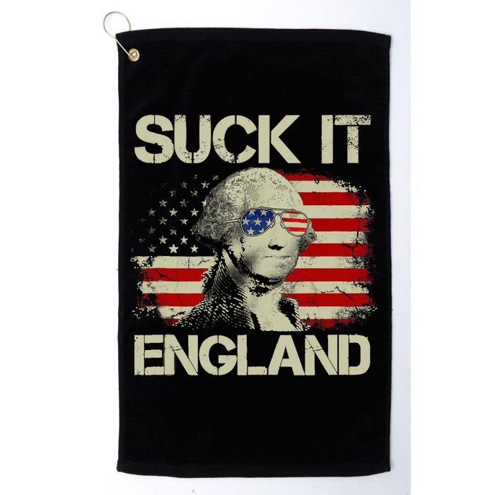 4th Of July George Sloshington Suck It England Merica Golf Towel