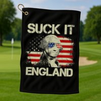 4th Of July George Sloshington Suck It England Merica Golf Towel