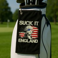4th Of July George Sloshington Suck It England Merica Golf Towel
