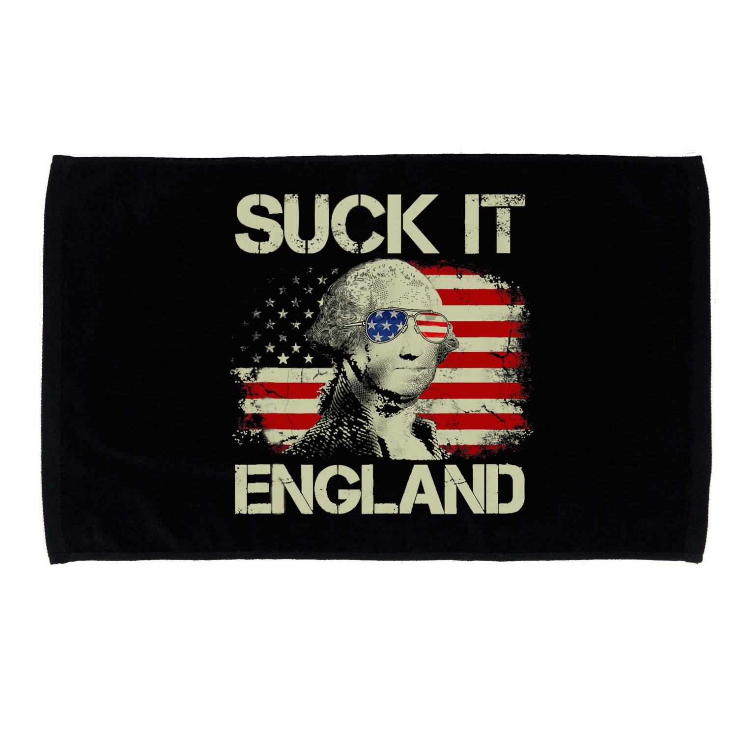 4th Of July George Sloshington Suck It England Merica Microfiber Hand Towel