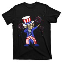 4th Of July For Funny Dabbing Uncle Sam T-Shirt