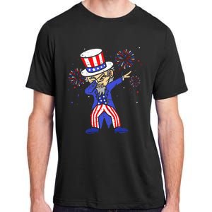 4th Of July For Funny Dabbing Uncle Sam Adult ChromaSoft Performance T-Shirt