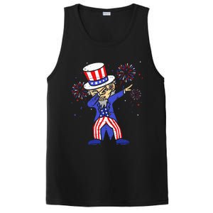 4th Of July For Funny Dabbing Uncle Sam PosiCharge Competitor Tank