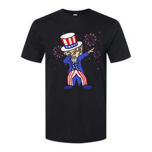 4th Of July For Funny Dabbing Uncle Sam Softstyle CVC T-Shirt