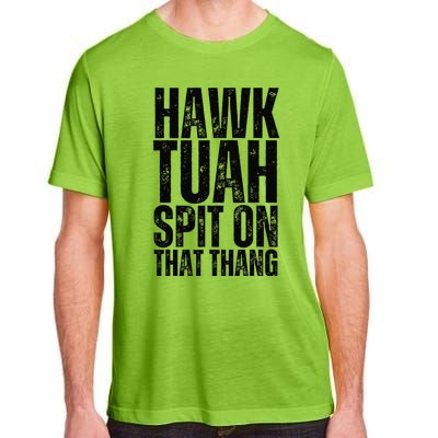 4th Of July Patriotic Usa Hawk Tuah Spit On That Thing Adult ChromaSoft Performance T-Shirt