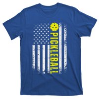 4th Of July Pickleball American Us Flag Paddleball Player Gift T-Shirt