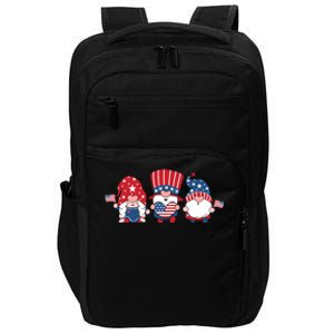 4th Of July Gnomes Gnomies Gift Impact Tech Backpack