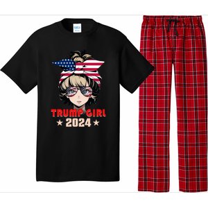 4th Of July Trump 45 47 Trump 2024 Gift Pajama Set