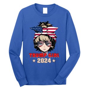 4th Of July Trump 45 47 Trump 2024 Gift Long Sleeve Shirt