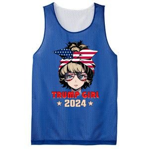 4th Of July Trump 45 47 Trump 2024 Gift Mesh Reversible Basketball Jersey Tank