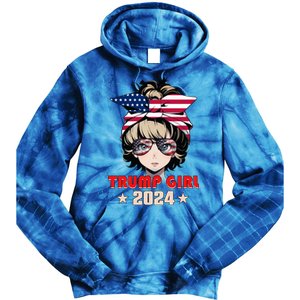 4th Of July Trump 45 47 Trump 2024 Gift Tie Dye Hoodie