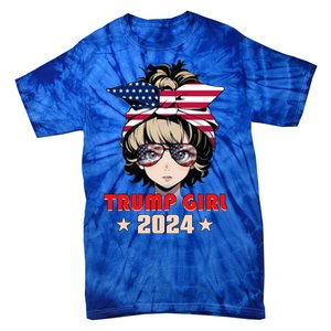 4th Of July Trump 45 47 Trump 2024 Gift Tie-Dye T-Shirt