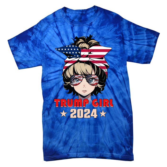 4th Of July Trump 45 47 Trump 2024 Gift Tie-Dye T-Shirt