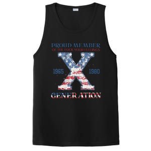 4th Of July Generation X Retro Style Us Flags PosiCharge Competitor Tank