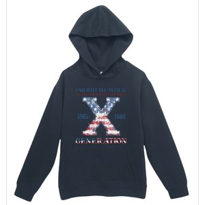 4th Of July Generation X Retro Style Us Flags Urban Pullover Hoodie