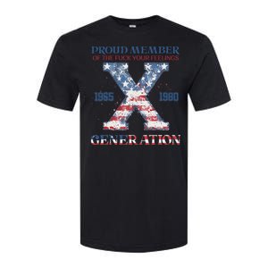 4th Of July Generation X Retro Style Us Flags Softstyle CVC T-Shirt