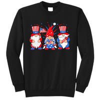 4th of July Gnomes Patriotic American Flag Cute Three Gnomes Sweatshirt