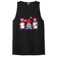 4th of July Gnomes Patriotic American Flag Cute Three Gnomes PosiCharge Competitor Tank