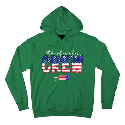 4th Of July Crew Matching Family Funny Fourth Of July Group Hoodie