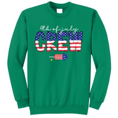 4th Of July Crew Matching Family Funny Fourth Of July Group Sweatshirt